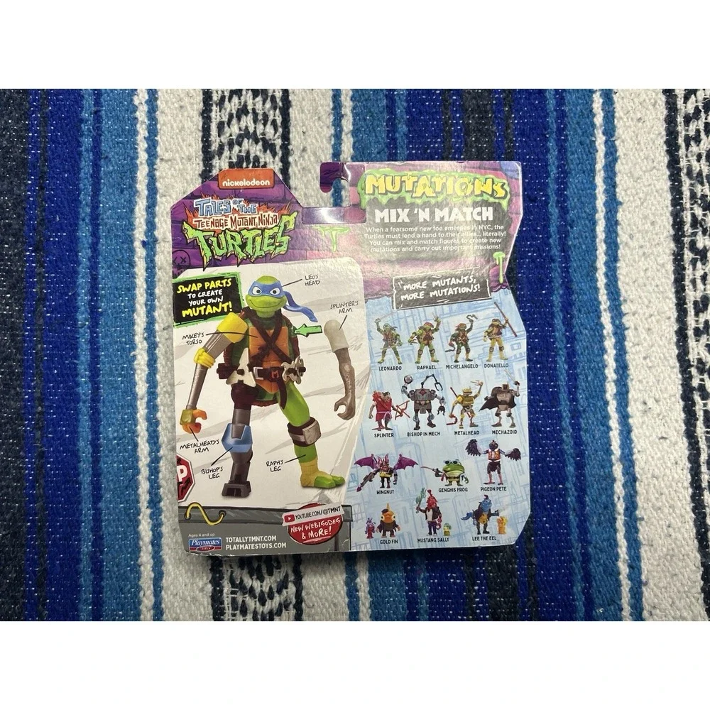 TMNT Tales Of The Teenage Mutant Ninja Turtles Mutation Gold Fin Action Toy
